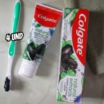 Colgate Creme Dental Natural Extracts Carvão Ativado e menta 4 unid 90g na Amazon