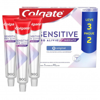 Colgate Creme Dental Para Dentes Sensíveis Sensitive Pro Alivio Imediato Original, Para Alívio Imediato na Amazon