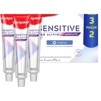 Colgate Creme Dental Para Dentes Sensíveis Sensitive Pro Alivio Imediato Original na Amazon