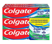Colgate Creme Dental Tripla Ação Menta 90G Pacote Com 6 Unidades na Amazon