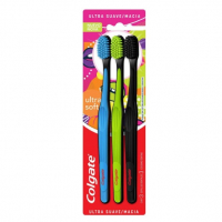 Colgate Escova Dental Colgate Ultra Soft, 3 Unidades, (Cores Sortidas) na Amazon