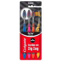 Colgate ZigZag Carvão - Escova Dental, 4 Unidades na Amazon