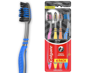 Colgate ZigZag Carvão – Escova Dental, 4 unidades na Amazon