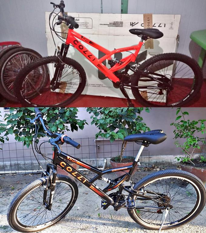 Colli Bike, Bicicleta GPS 148 Dupla Suspensão e Freios V-Brake, Aro 26 Aero, 36 Raias, 21 Marchas na Amazon