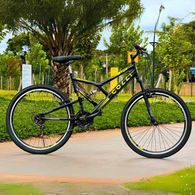 Colli Bike, Bicicleta GPS 148 Dupla Suspensão e Freios V-Brake, Aro 26 Aero, 36 Raias, 21 Marchas na Amazon