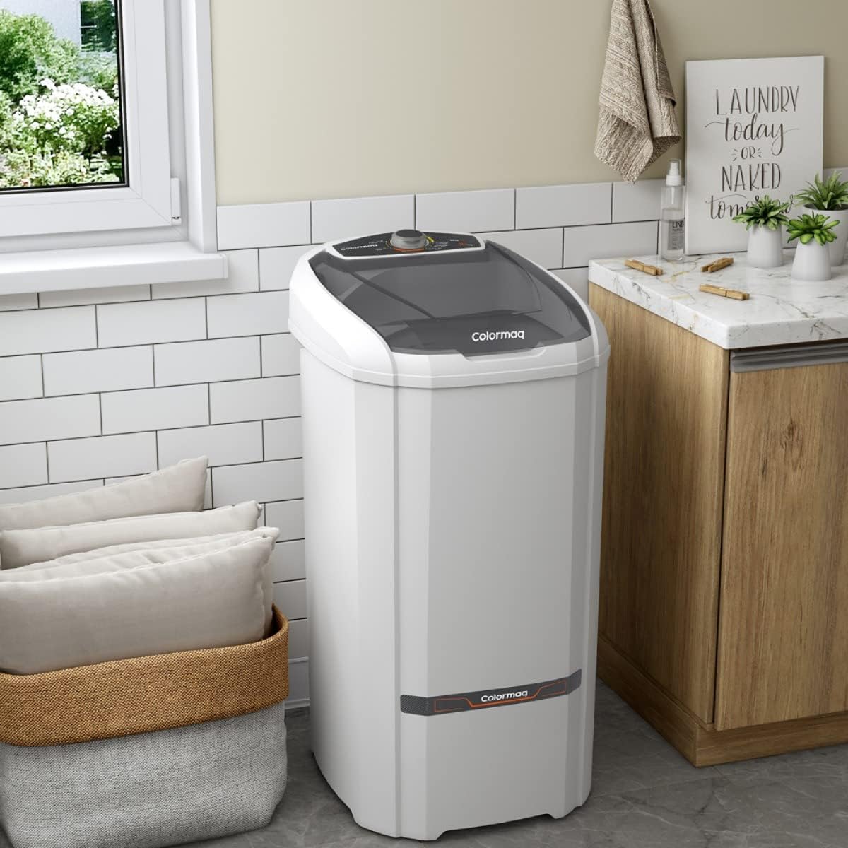 Colormaq Maquina de Lavar Roupa Semi Automatica Tanquinho 10kg LCS10 Branco 220V na Amazon