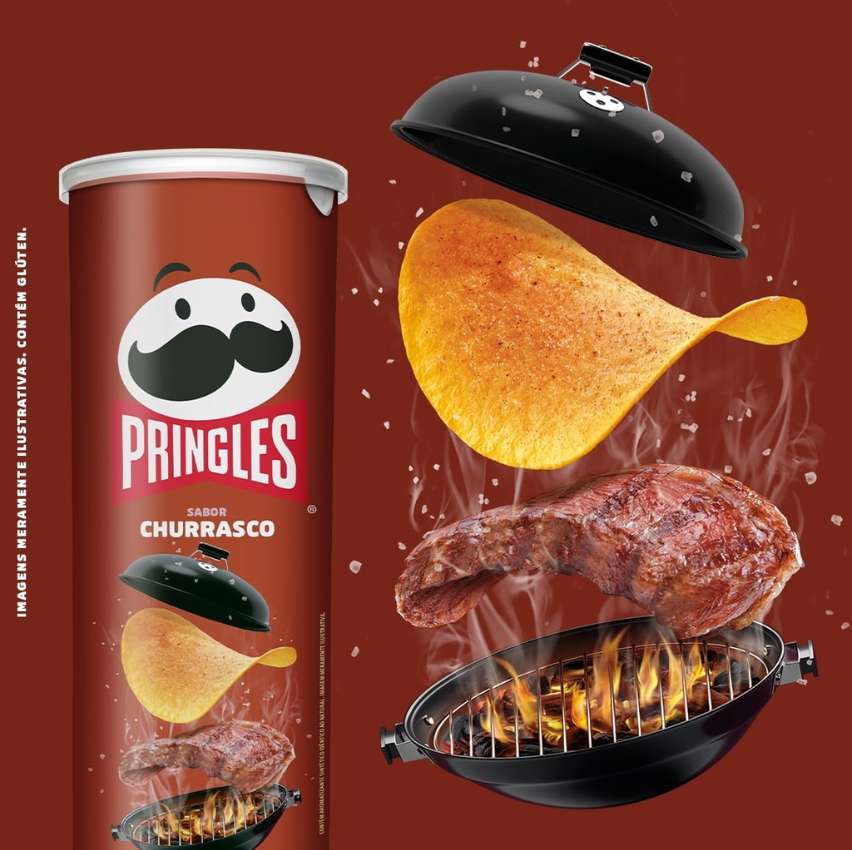 Combo Batata Pringles Churrasco 9 Unidades na Casas Bahia