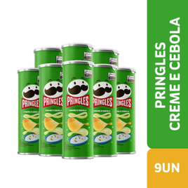 Combo Batata Pringles Creme e Cebola - 9 Unidades na Extra