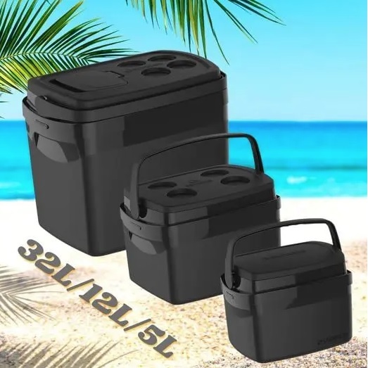 Combo Caixa Térmica Tropical 32L/12L/5L, Soprano, 0700, Preta, Grande na Amazon