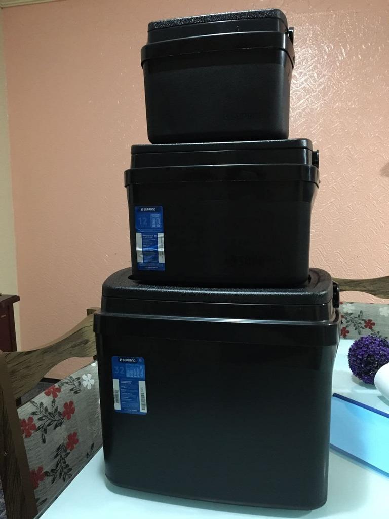 Combo Caixa Térmica Tropical 32L/12L/5L, Soprano, 0700, Preta, Grande na Amazon