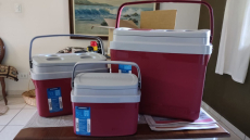 Combo Caixa Térmica Tropical 32L/12L/5L, Soprano, 0700, Vermelha, Grande na Amazon