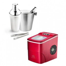 Combo Festa Máquina De Gelo Cesto2l 220v-100w + Kit Coqueteleira 500ml e Balde para Gelo 1,5L Up Home - HO070K na Multi