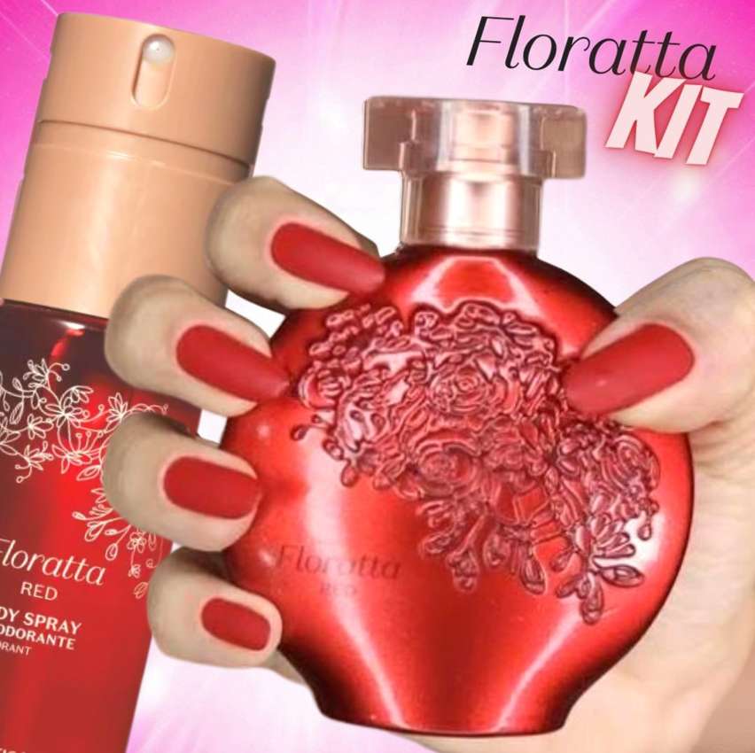 Oferta Relâmpago  Combo Floratta Red: Desodorante Colônia 75ml + Body  Spray 100ml na oBoticário