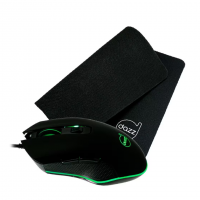 Combo Gamer Mouse E Mousepad Dazz Death Fire na Casas Bahia
