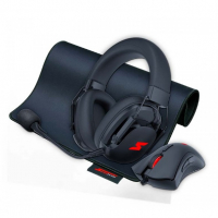 Combo Gamer SuperFrame Magnus 3 Em 1, Headset, Mouse E Mousepad, Black na Terabyte Shop