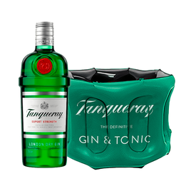 Combo Gin Tanqueray London Dry 750ml + Balde Inflável 4L na The Bar