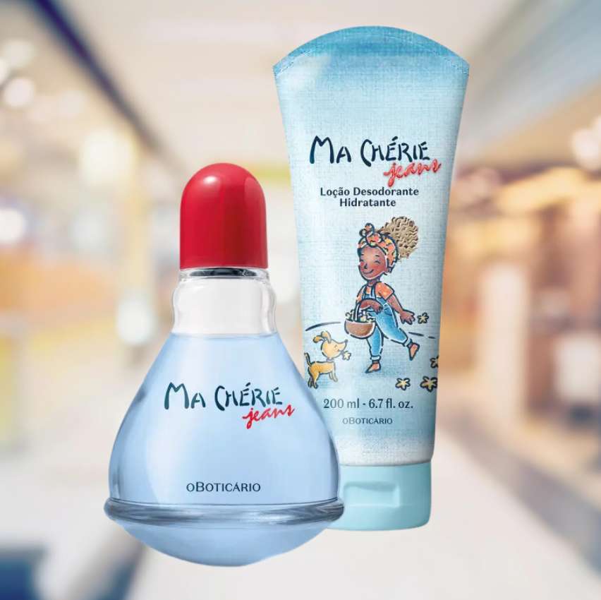 Combo Ma Chérie Jeans: Desodorante Colônia 100ml + Loção Corporal 200ml na oBoticário