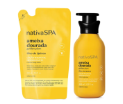 Combo Nativa Spa Ameixa Dourada: Loção Radiante Corporal 400ml + Refil 350ml na O Boticário