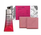 Combo Nativa SPA Ameixa: Sabonete em Barra 2x90g + Gel Creme Mãos 75g na O Boticário