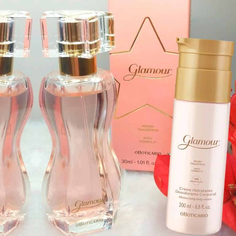Combo Presente Dia dos Namorados Glamour: Desodorante Colônia 30ml + Creme Corporal 250g na oBoticário