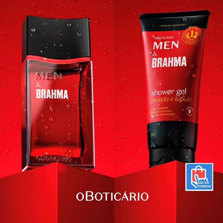 Combo Presente Dia dos Pais Men E Brahma: Desodorante Colônia 100ml + Shower Gel 205g na oBoticário