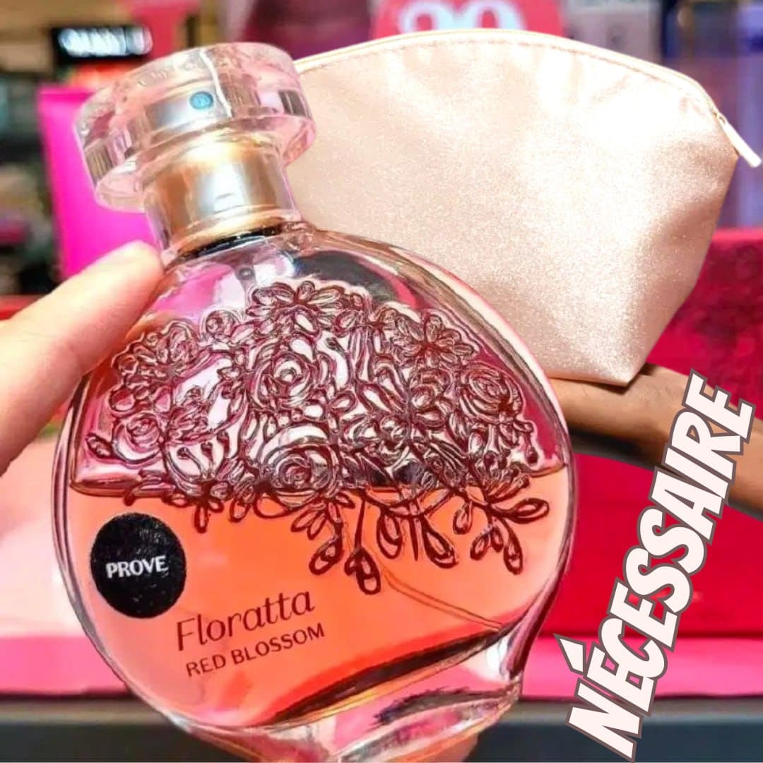 Combo Presente: Floratta Red Blossom Desodorante Colônia 75ml + Nécessaire na oBoticário
