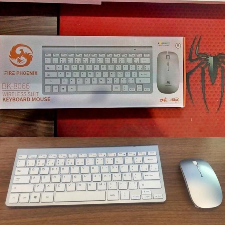 Combo Teclado Com Mouse Adaptador Usb Sem Fio Wb-8066 Pc na Aliexpress