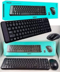 Combo Teclado e Mouse sem fio Logitech MK220 com Design Compacto, Conexão USB, Pilhas Inclusas e Layout ABNT2 na Amazon