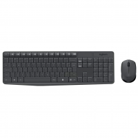 Combo Teclado E Mouse Sem Fio Logitech MK235 Com Conexão USB, Layout ABNT2 na Amazon