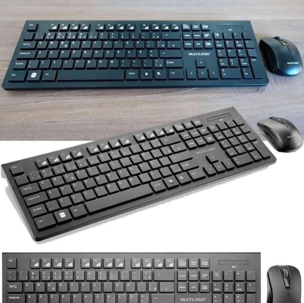 Combo Teclado E Mouse Sem Fio Multimídia Usb Preto Tc212 na Amazon