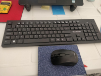 Combo Teclado E Mouse Sem Fio Multim�dia Usb Preto Tc212 na Amazon