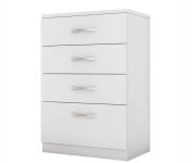 Cômoda Demóbile Astral com 4 Gavetas – Branco na Casas Bahia