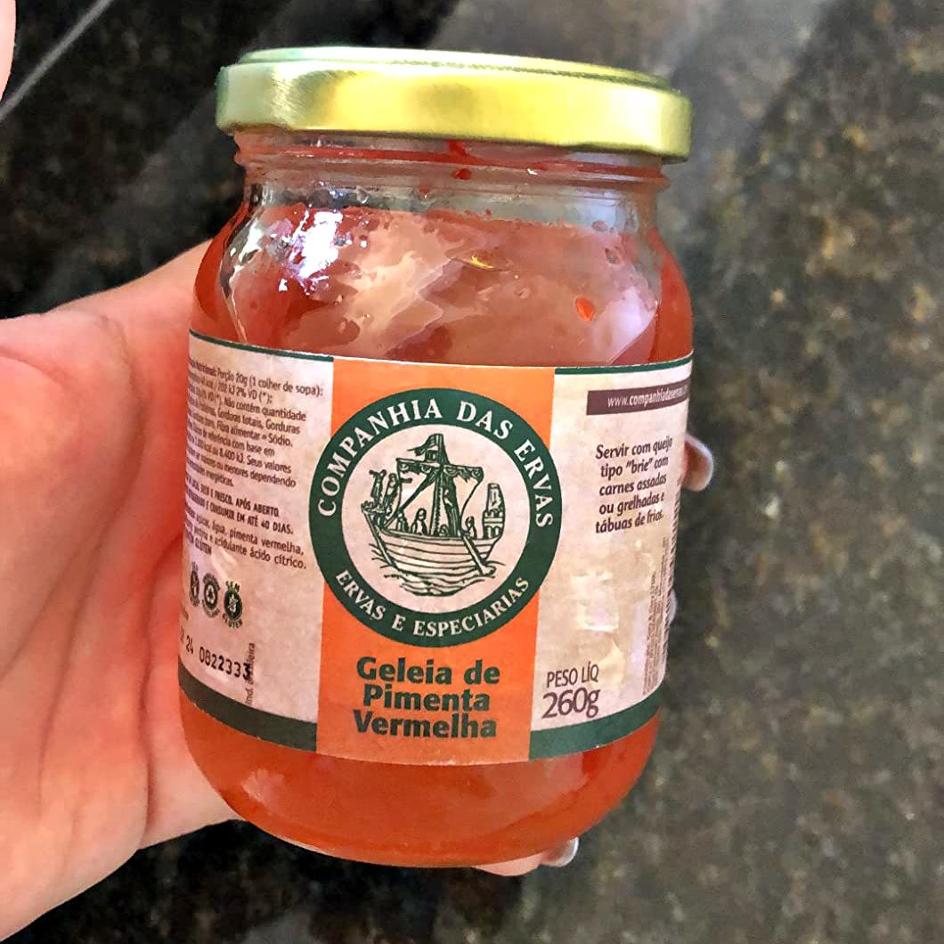 Companhia das Ervas – Geléia de Pimenta, Vermelha, 260 g na Amazon