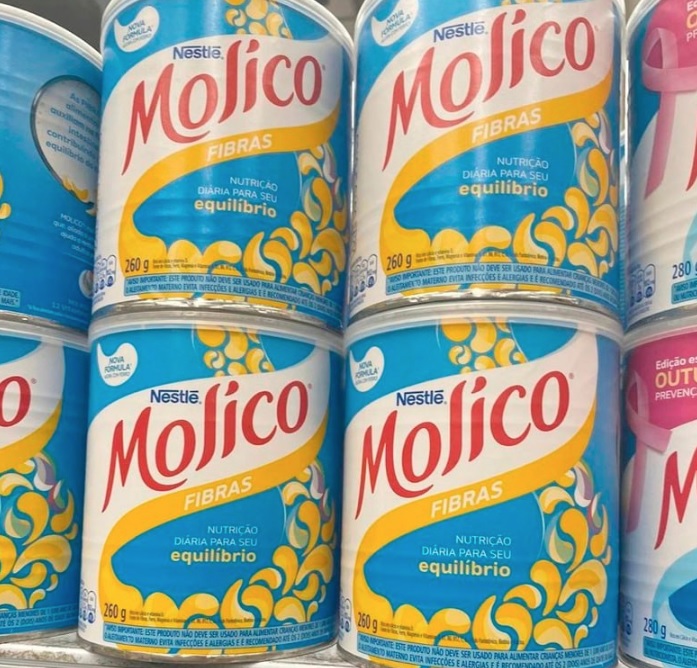 Composto Lácteo, Fibras, Molico, 260g na Amazon
