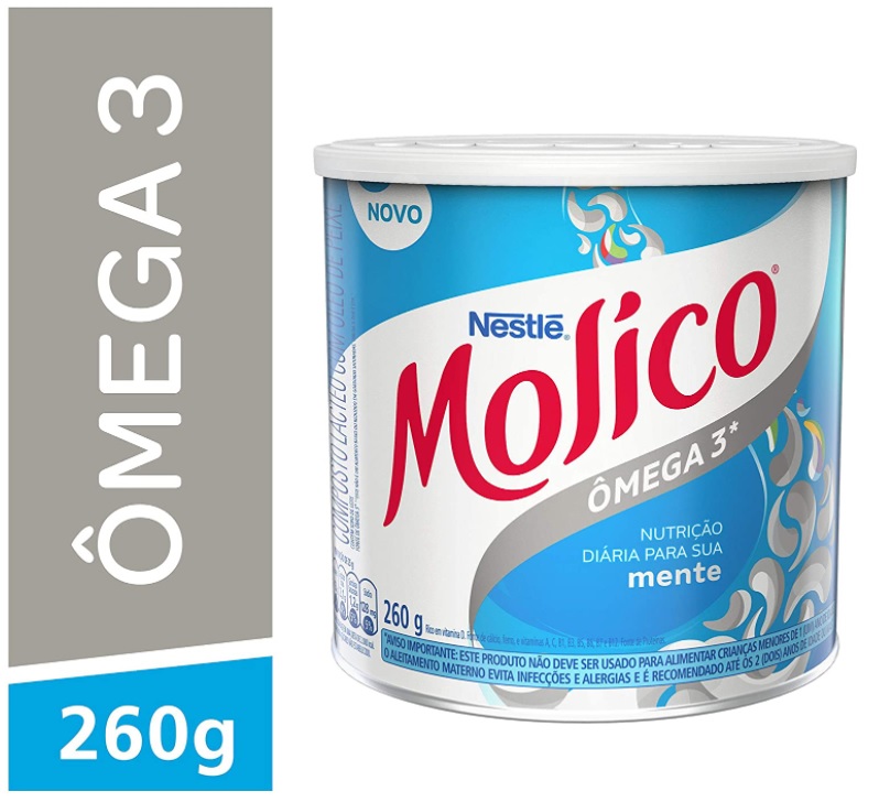Composto Lácteo Molico Ômega 3 260g na Amazon