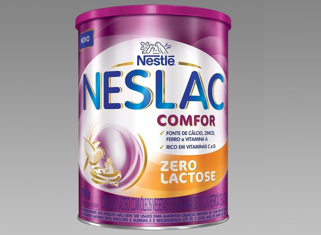 Composto Lácteo Neslac Comfor Zero Lactose 700g na Amazon