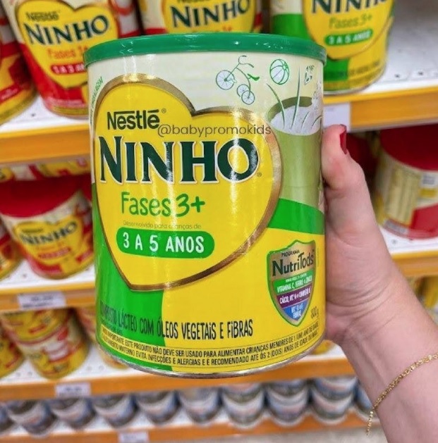 Composto Lácteo Ninho Fases 3+ 800g na Amazon
