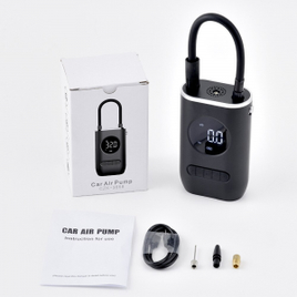 Compressor de Ar Elétrico Portátil Recarregável Digital com Detecção de Pressão dos Pneus na Aliexpress