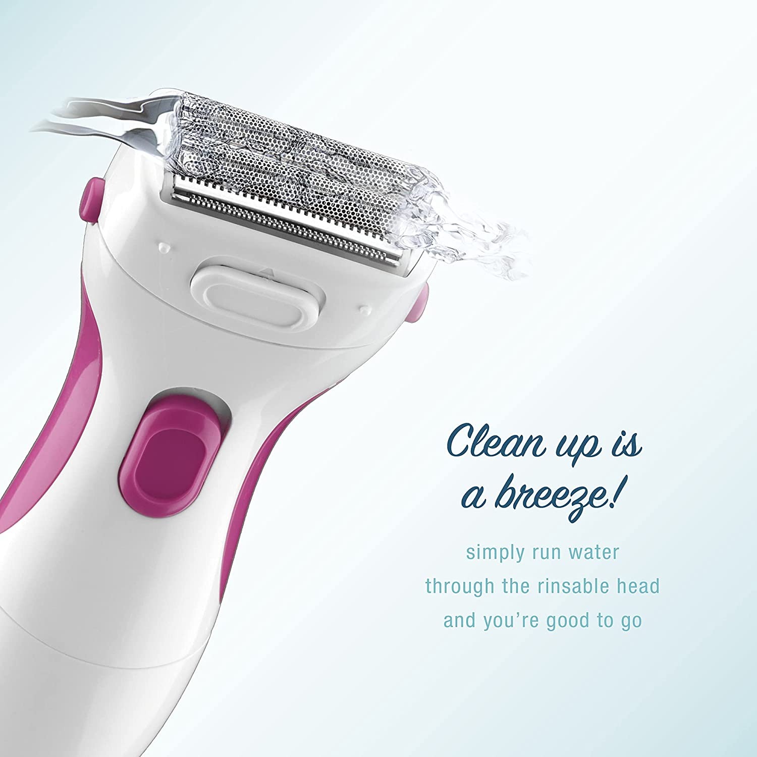 Conair Remoção de pelos faciais e corporais para mulheres, barbeador e aparador elétrico sem fio, perfeito para rosto, orelha/nariz, sobrancelhas, pernas e linhas de biquíni na Amazon