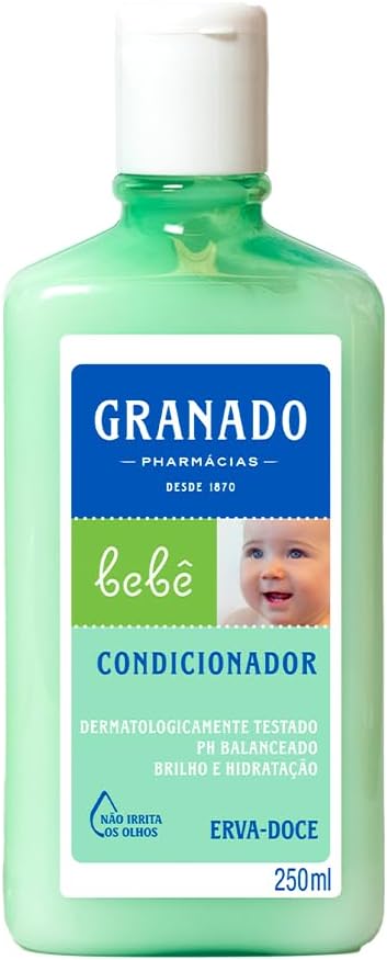 Condicionador Bebê Erva-Doce, Granado, Branco, 250Ml na Amazon