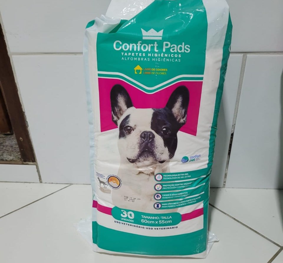 CONFORT PADS Tapete Higiênico Confort Pads 60X55 Com 30 Unidades na Amazon