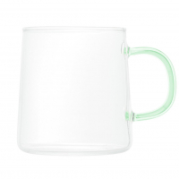 Conjunto 2 Canecas De Vidro Borossilicato Com Alça Fun Verde 320ml - Wolff na Amazon