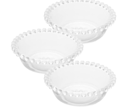 Conjunto 3 Bowls de Cristal 14cm x 4,5cm – Linha Pearl – WOLFF na Amazon
