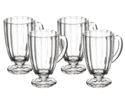 Conjunto 4 Taças para Cappuccino de Vidro Classic – WOLFF – 160ml na Amazon