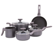 Conjunto 5 Panelas Sartin Cook Estrutura em Alumínio Revestida em Cerâmica, Base Alto Relevo – Mimo Style na Amazon