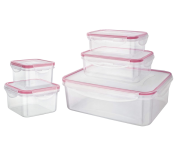 Conjunto 5 Potes Herméticos – Euro Home na Amazon