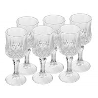 Conjunto 6 Taças Para Licor De Vidro Diamante Lyor Transparente 60Ml na Amazon