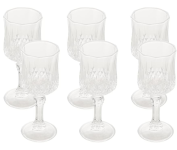 Conjunto 6 Taças para Licor de Vidro Diamante Lyor Transparente – 60Ml na Amazon