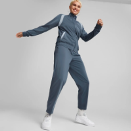Conjunto Agasalho Puma Classic Tricot Suit Op Feminino - Marinho na Netshoes