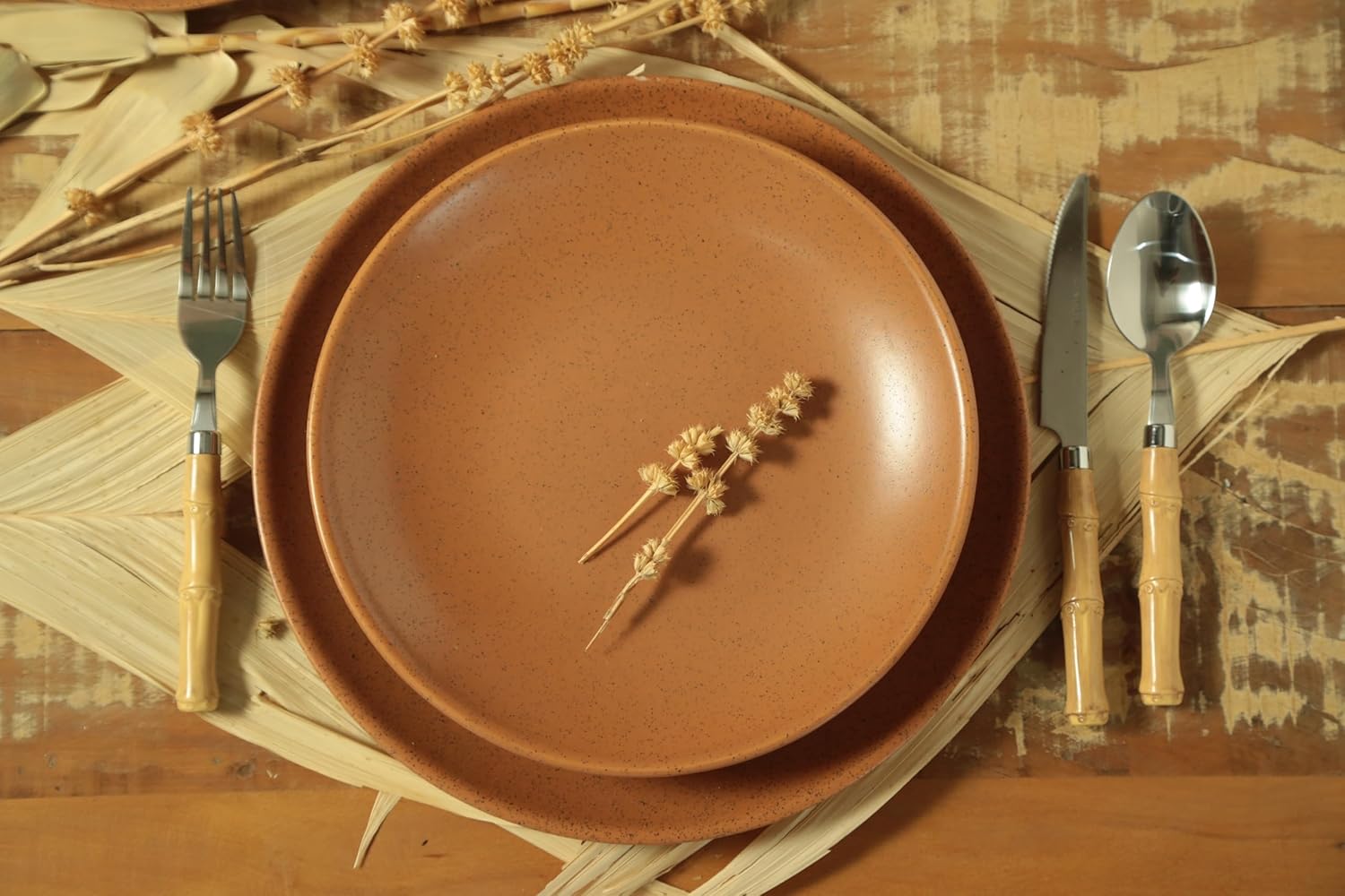 Conjunto C/ 6 Prato Fundo Coup Organic Terracota na Amazon